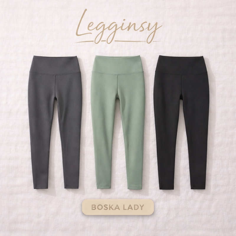 Legginsy damskie Boska Lady – modne i wygodne legginsy sportowe i casualowe, elastyczne modele na co dzień i trening