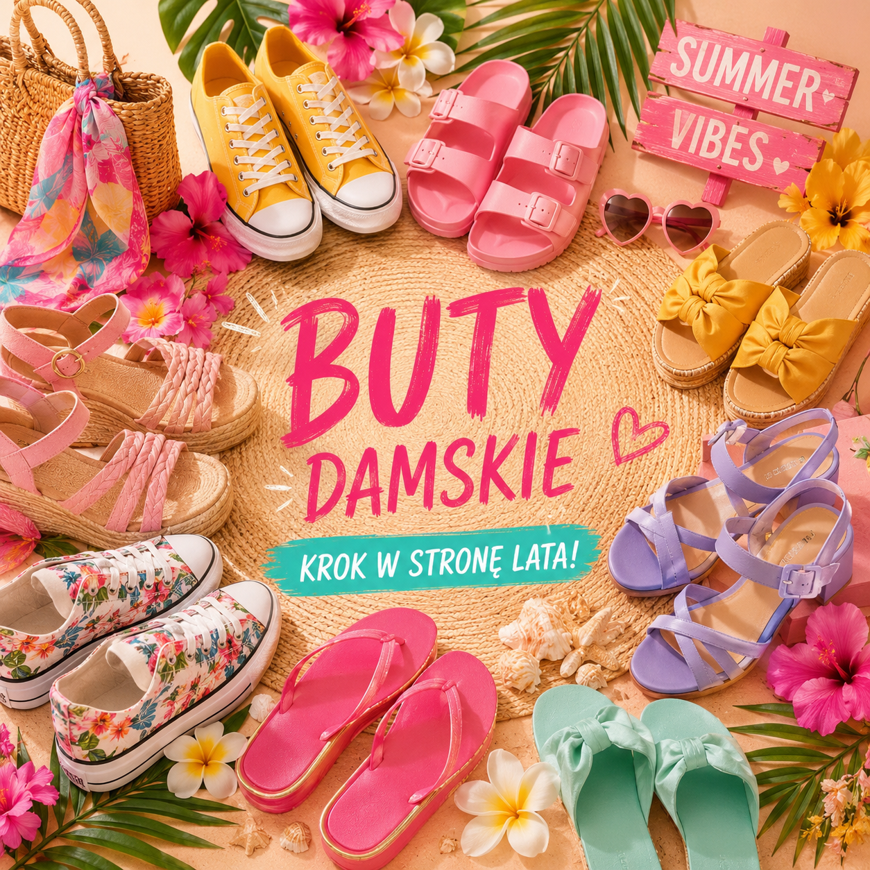 Modne buty damskie Boska Lady – letnie sandały, sneakersy, trampki i klapki w kolorowych fasonach na lato