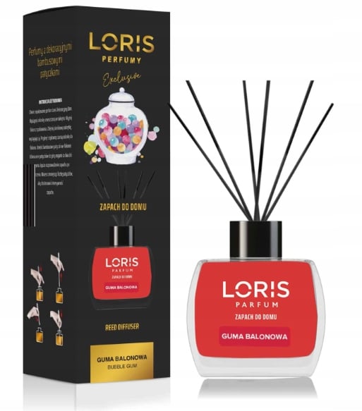 Loris Perfumy Exclusive – Zapach do domu z patyczkami 120 ml